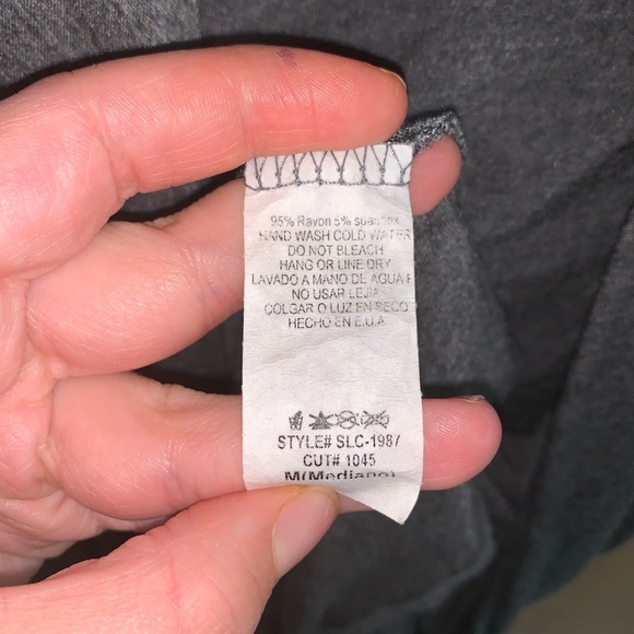 Free to live gray minimalist sleeveless bolero vest size M - Picture 4 of 4